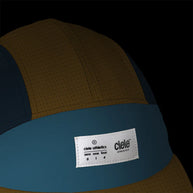 FSTCap SC - ZOF by Ciele in brown and blue with cycling-inspired low profile brim, lightweight headwear for running and outdoor use in Canada