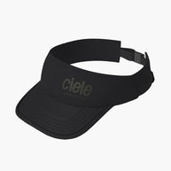 FSTVisor Dual SC - Athletics by Ciele in black with SOFTcurve brim and stretch fit for comfortable, technical running and outdoor headwear from Canada