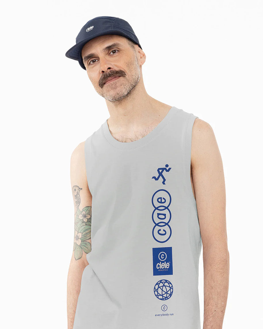 ALZCap - Athletics Small by Ciele in navy blue with COOLmatic mesh for breathability, low profile fit ideal for running and outdoor use