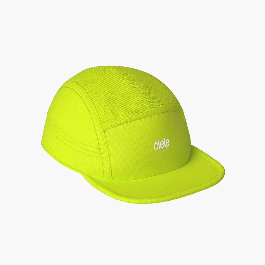 ALZCap - Athletics Small by Ciele in bright yellow with COOLmatic mesh for breathability, fitted athletic cap for running and outdoor use
