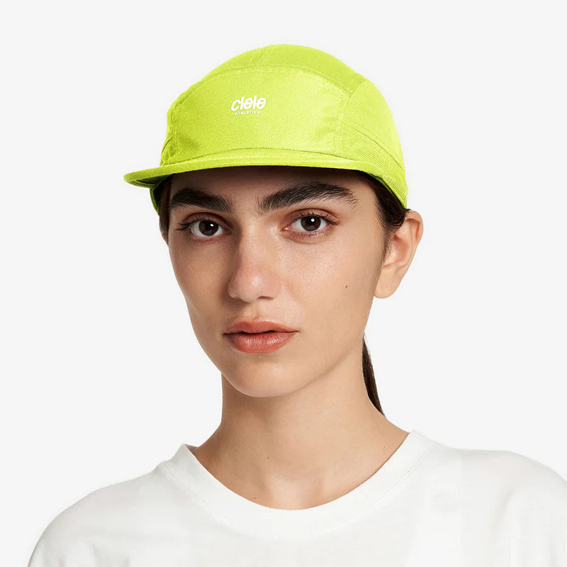 ALZCap - Athletics Small by Ciele in bright green with COOLmatic mesh for breathability, low profile running cap ideal for outdoor use