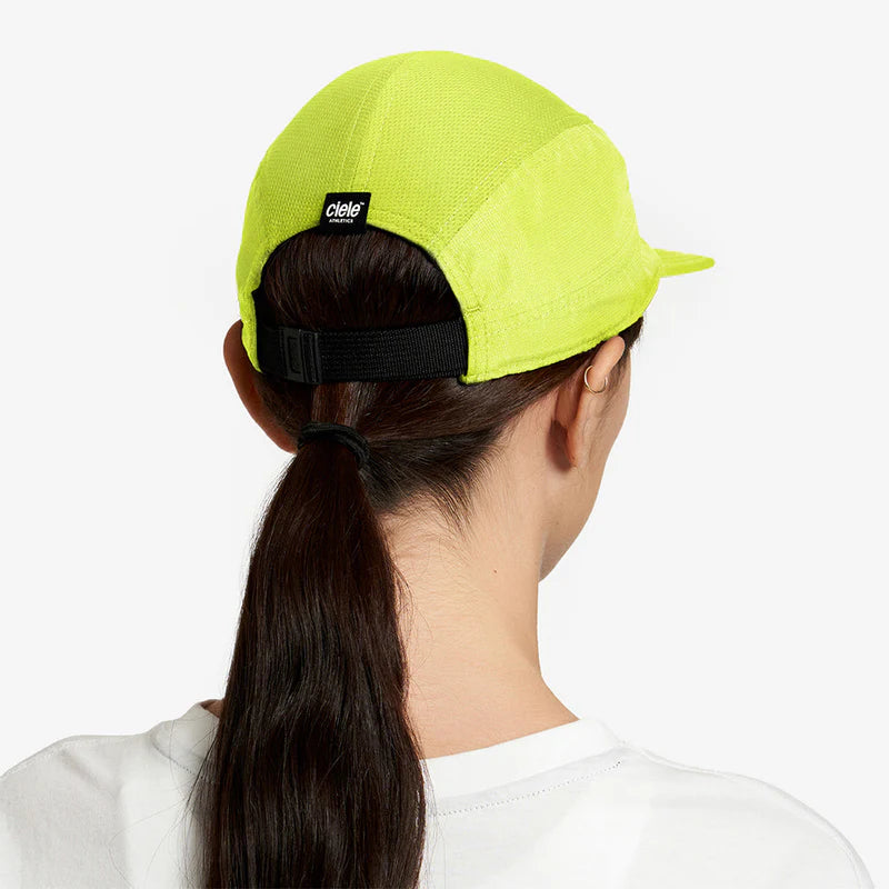ALZCap - Athletics Small by Ciele in bright yellow with COOLmatic mesh for breathability, low-profile fit ideal for running and outdoor activity
