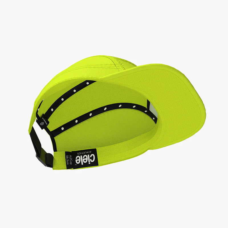ALZCap - Athletics Small by Ciele in bright yellow with COOLmatic mesh for breathability and a low-profile fit, ideal for running and athletics