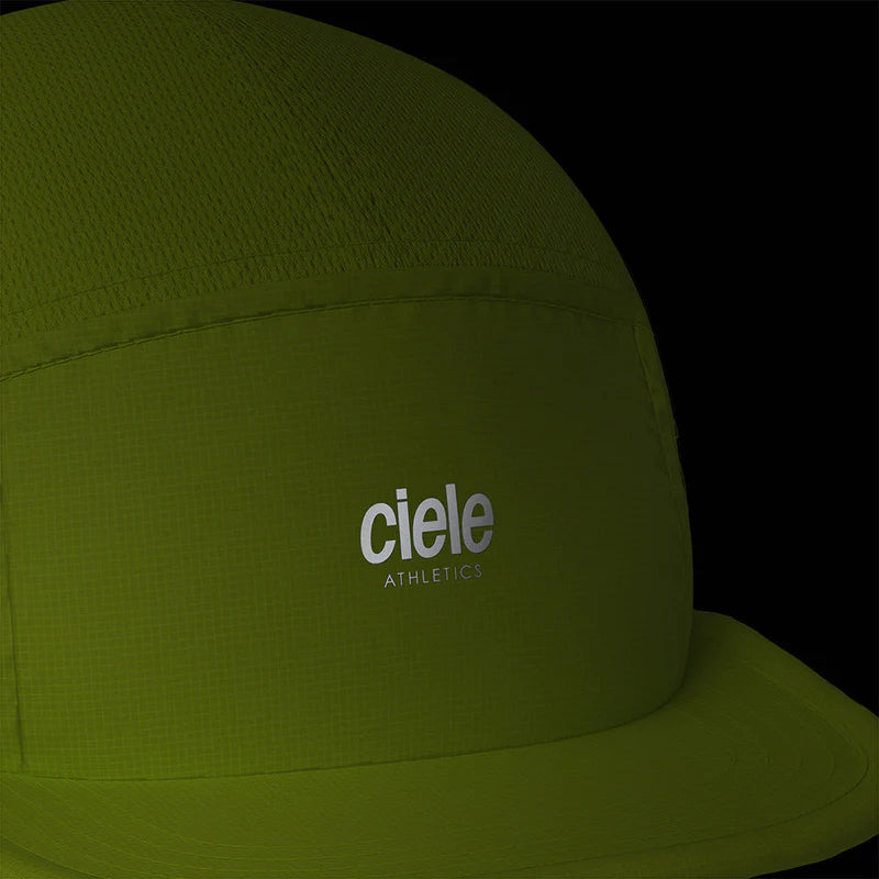 ALZCap - Athletics Small by Ciele in olive green with COOLmatic mesh for breathability, low-profile fitted running cap from Canada