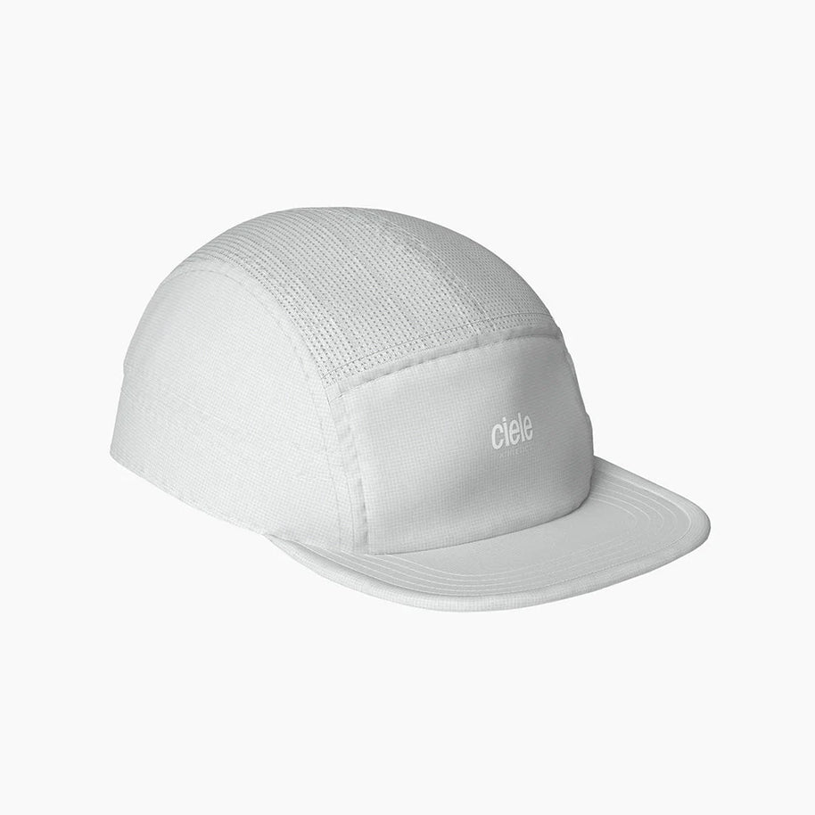 ALZCap - Athletics Small by Ciele in light grey with COOLmatic mesh for breathability, low profile running cap ideal for outdoor use