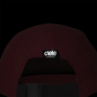 ALZCap - Athletics Small by Ciele in dark red with COOLmatic mesh for breathability, low profile fitted athletics cap ideal for running
