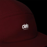 ALZCap - Athletics Small by Ciele in dark red with COOLmatic mesh, lightweight breathable running cap perfect for outdoor use