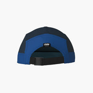 GOCap - C Plus Box by Ciele in dark blue and black, lightweight reflective running cap with adjustable strap, ideal for outdoor running and racing