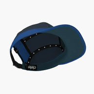 GOCap - C Plus Box by Ciele in dark blue and black soft brim running cap, lightweight, reflective, machine washable, ideal for running in Canada