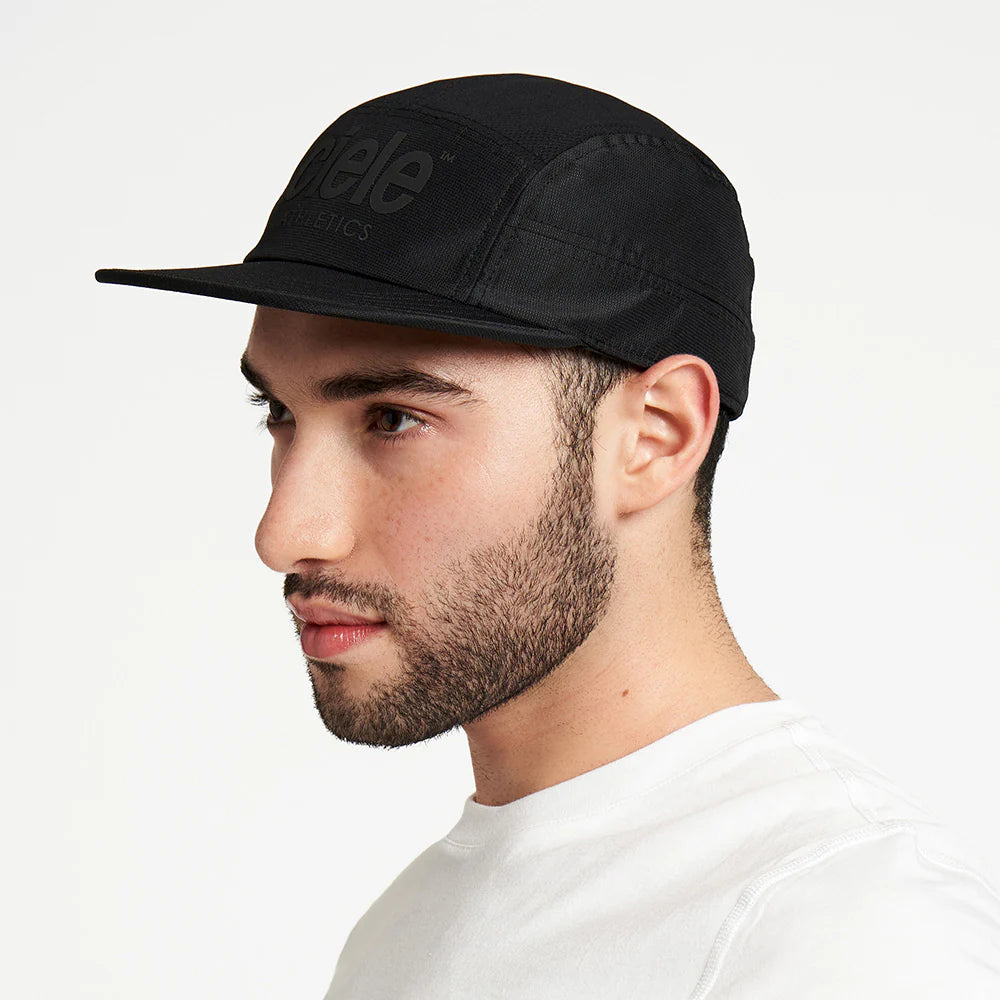 GOCap - Athletics by Ciele in black lightweight, durable running cap made with Repreve fabric ideal for men and women runners in Canada