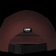 GOCap - Athletics by Ciele in dark brown with adjustable strap, lightweight running cap made with recycled materials for outdoor running