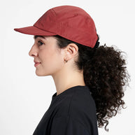 GOCap - Athletics by Ciele in dark red, lightweight running cap with Repreve fabric, ideal for men and women in Canada running store use