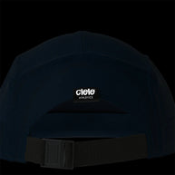 GOCap - Athletics by Ciele in black with adjustable strap, lightweight breathable running cap made with sustainable Repreve fabric for outdoor use