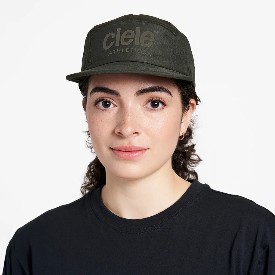 GOCap - Athletics by Ciele in dark green, lightweight running cap made with recycled materials for outdoor running and everyday use
