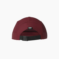 GOCap - Athletics by Ciele in dark red with adjustable strap, lightweight running cap made with sustainable Repreve fabric ideal for runners