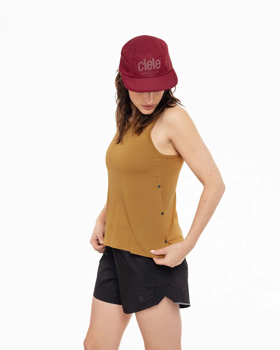 GOCap - Athletics by Ciele in red, sustainable running cap with breathable fabric for men and women in Canada running store