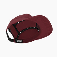 GOCap - Athletics by Ciele in deep red with adjustable strap, breathable lightweight running cap made with sustainable materials for outdoor use
