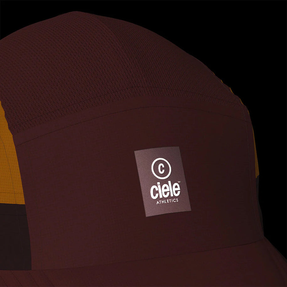 GOCap SC - C Plus Box by Ciele in dark brown with SOFTcurve pre-curved brim for long distance comfort running and outdoor use