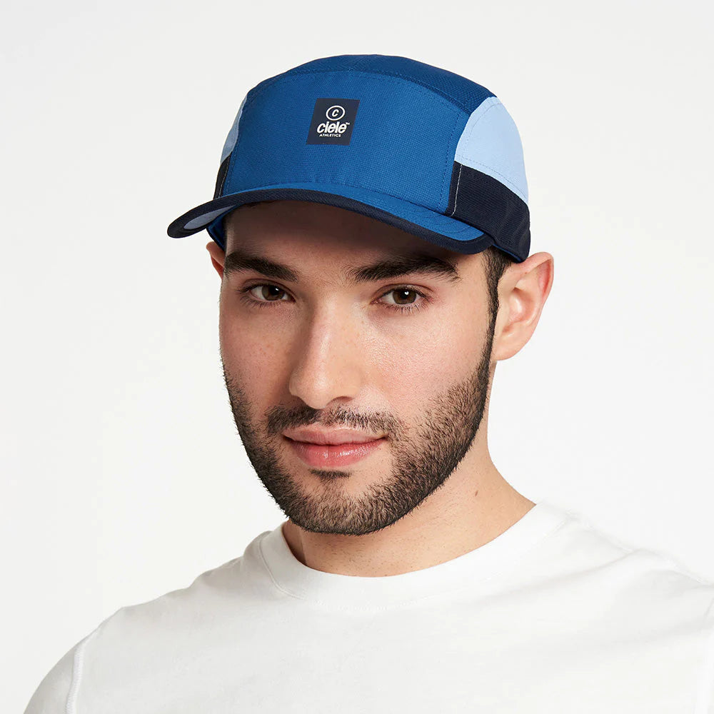 GOCap SC - C Plus Box by Ciele in blue tones with SOFTcurve pre-curved brim for long distance running and outdoor comfort