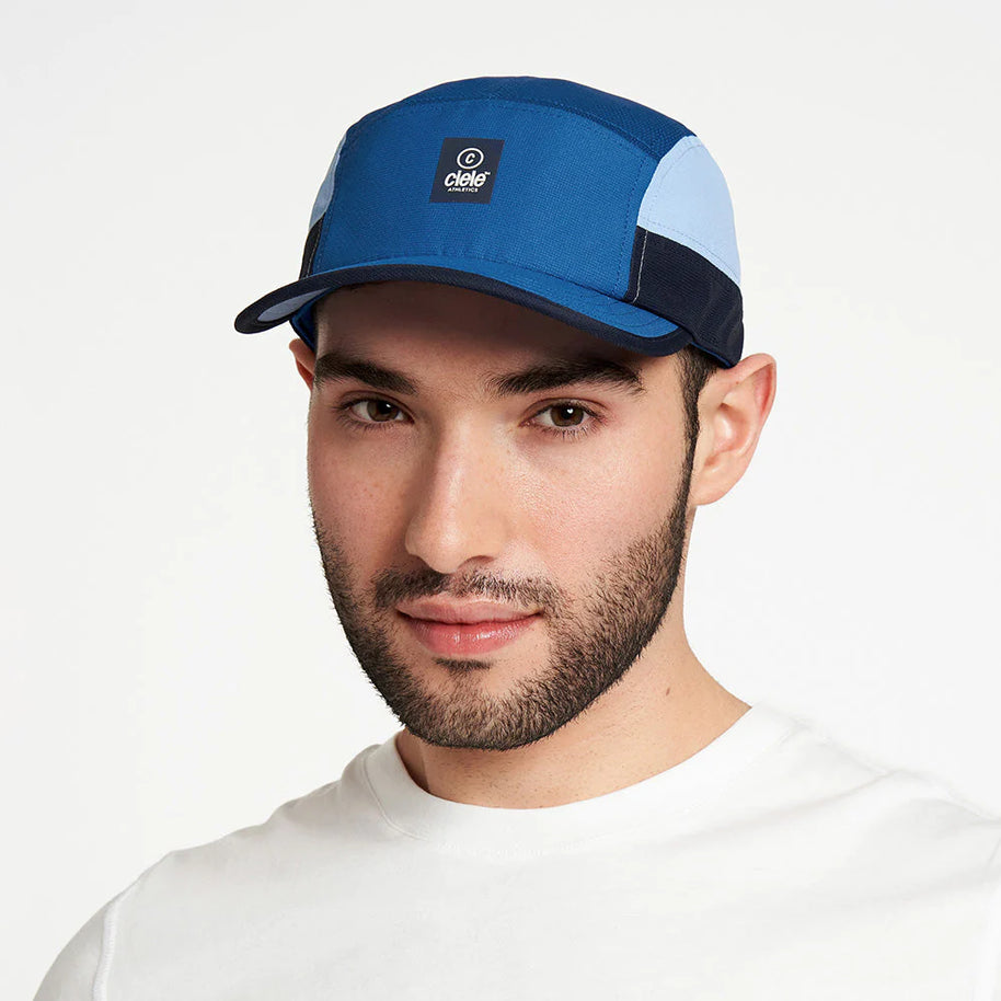 GOCap SC - C Plus Box by Ciele in blue tones with SOFTcurve pre-curved brim for long distance running and outdoor comfort