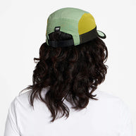 GOCap SC - C Plus Box by Ciele in green and yellow with SOFTcurve brim, lightweight running cap ideal for long distance comfort and outdoor use