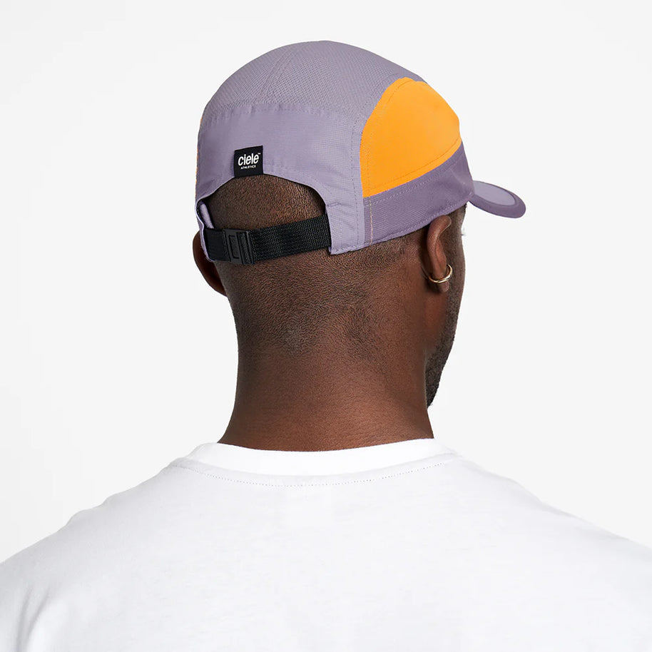 GOCap SC - C Plus Box by Ciele in grey and orange with SOFTcurve brim, lightweight headwear for running and outdoor use in Canada