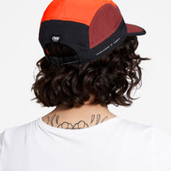 GOCap SC - Decade by Ciele in orange, black, and burgundy with SOFTcurve brim for long-distance comfort and sun protection