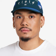 GOCap SC - Decade by Ciele in blue and navy with SOFTcurve brim, pre-curved for sun protection and long-distance running comfort