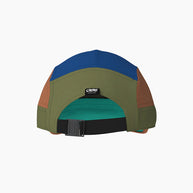 GOCap SC - Iconic Pyramid by Ciele in blue, green, and brown with SOFTcurve brim for long-distance running and outdoor protection