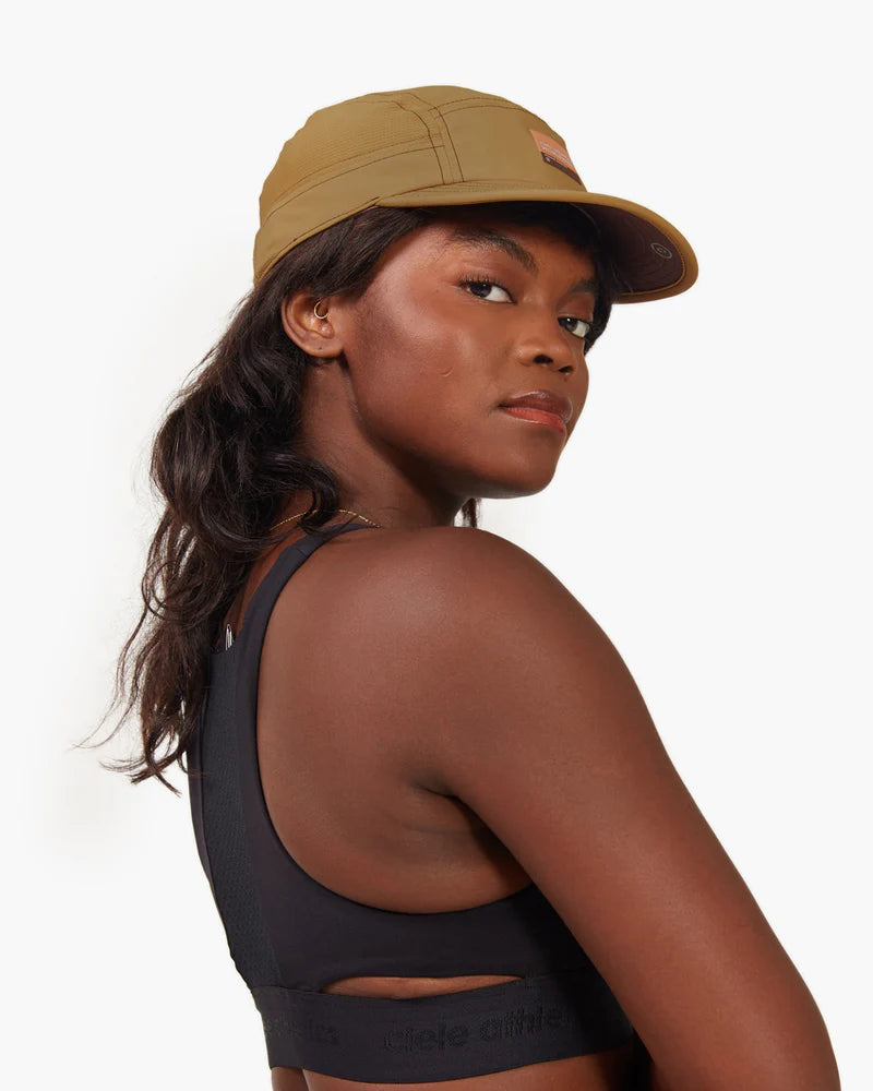 GOCap SC - Winc by Ciele in tan with SOFTcurve brim and COOLmatic fabric, lightweight running cap for sun protection and long distance comfort