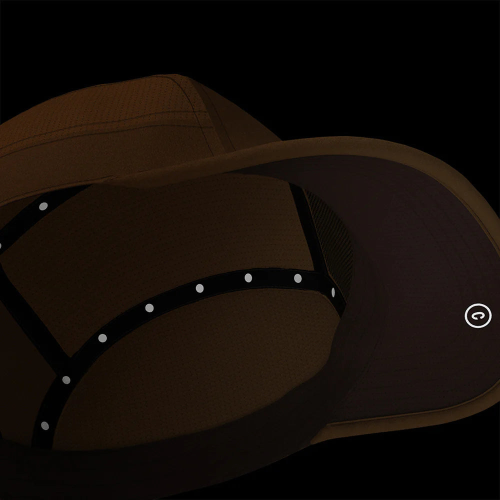 GOCap SC - Winc by Ciele in brown with SOFTcurve brim and COOLmatic technology for long distance running comfort and sun protection