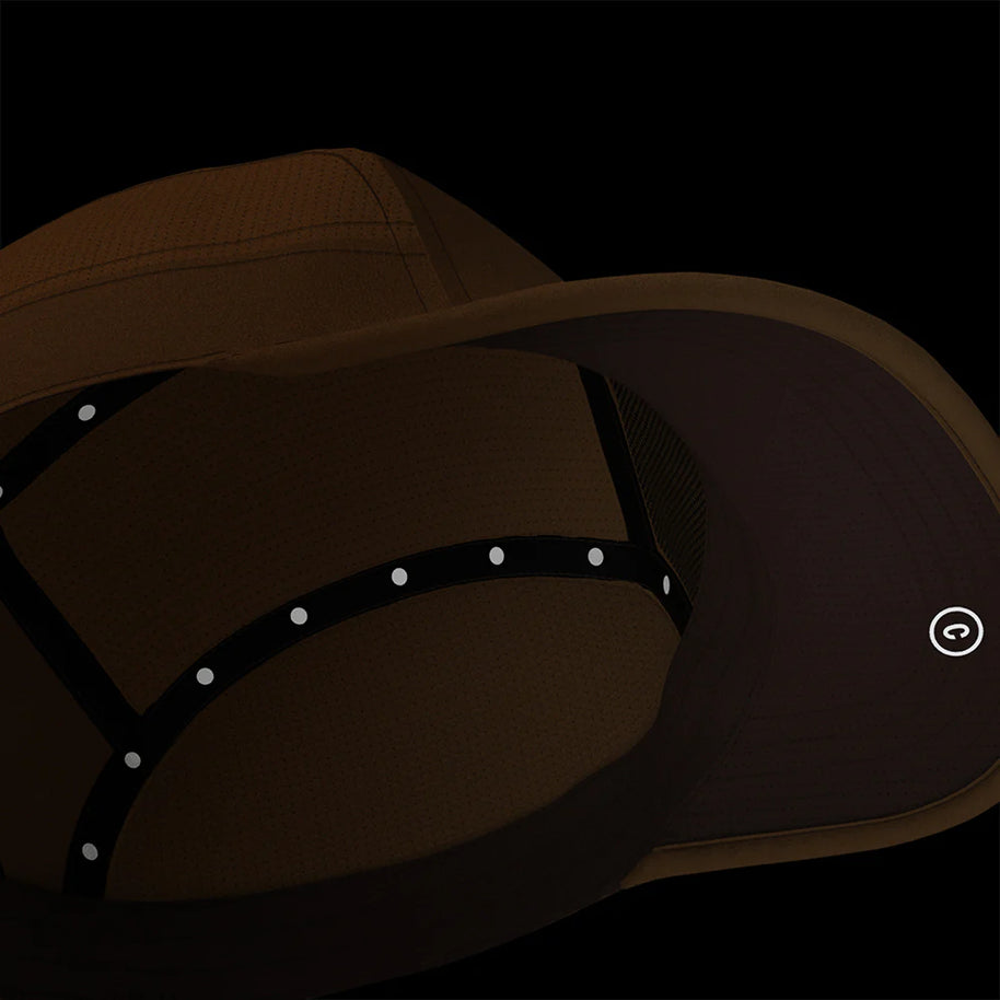 GOCap SC - Winc by Ciele in brown with SOFTcurve brim and COOLmatic technology for long distance running comfort and sun protection