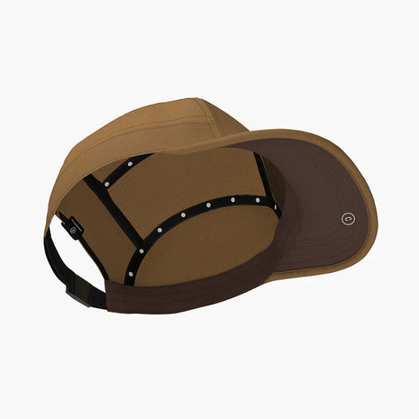 GOCap SC - Winc by Ciele in brown with SOFTcurve brim and COOLmatic technology, lightweight running cap for long distance comfort