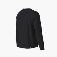 Dly Long Sleeve - Men by Ciele in black, four-way stretch performance shirt with UPF 50+, flatlock stitching for running in cooler temps