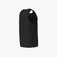 DLY Singlet - Men by Ciele in black, lightweight sweat-wicking running singlet designed for race-day comfort and performance in Canada