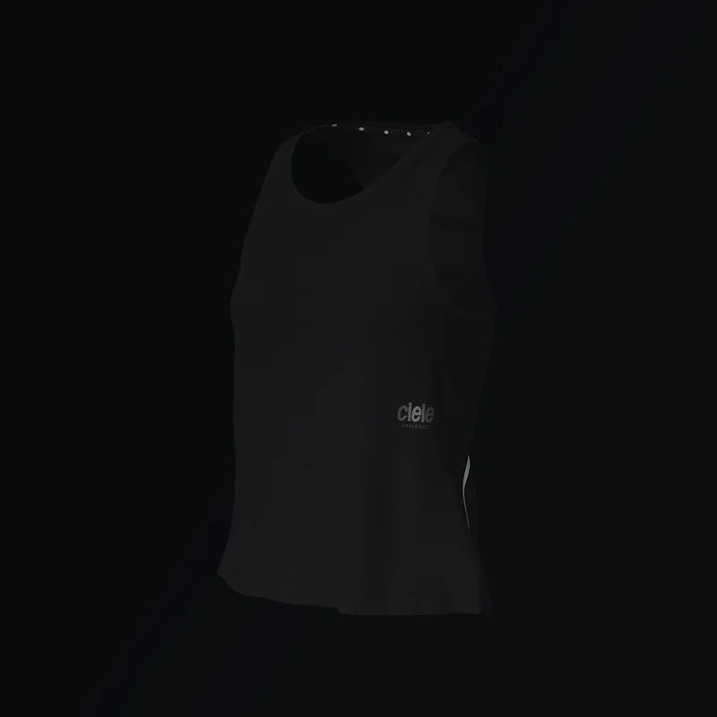 DLY Singlet - Women by Ciele in black lightweight, low-profile singlet designed for running and hot weather comfort in Canada