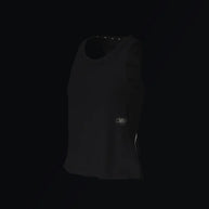 DLY Singlet - Women by Ciele in black lightweight, low-profile singlet designed for running and hot weather comfort in Canada