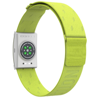 Heart Rate Monitor by Coros in lime green with Bluetooth, 38-hour continuous tracking, water resistant for accurate workout monitoring