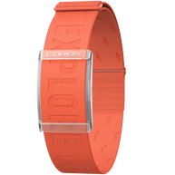 Heart Rate Monitor by Coros in bright orange, Bluetooth compatible with 38+ hours continuous accurate heart rate tracking