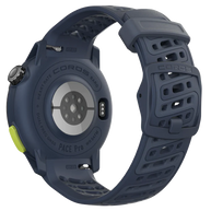 Pace Pro by Coros in navy blue, lightweight running watch with AMOLED screen and energy-efficient tech for endurance training