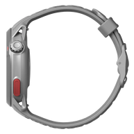 Pace Pro by Coros in silver and grey with bright AMOLED screen, lightweight design, and energy-efficient processor for running and outdoor use