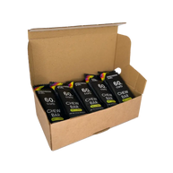PF 60 Chew by Precision Fuel & Hydration in black packaging with mint lemon flavor, energy chew bars ideal for endurance athletes