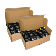 PF 60 Chew by Precision Fuel & Hydration in black packaging, high carbohydrate energy chew bars for endurance athletes and running fuel