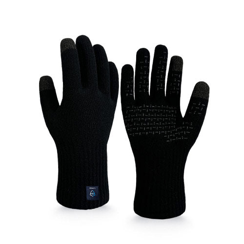 Waterproof ThermFit Glove 3.0 by Dexshell in black, flexible, warm, waterproof gloves ideal for running and outdoor use