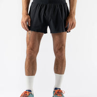 FKT 3 - Men in black by Rabbit, technical stretch trail shorts with dialed fit and enhanced craftsmanship for running and outdoor use