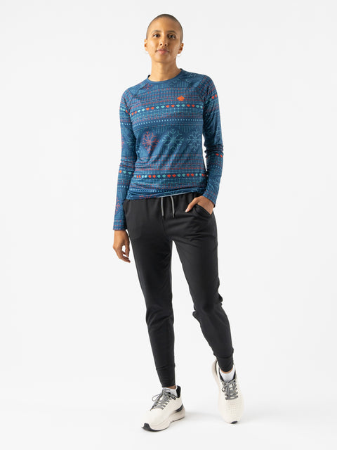EZ Holiday Long Sleeve Tee - Women
