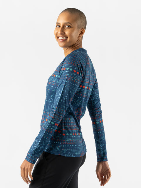 EZ Holiday Long Sleeve Tee - Women