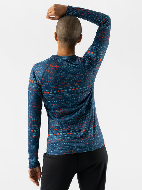 EZ Holiday Long Sleeve Tee - Women