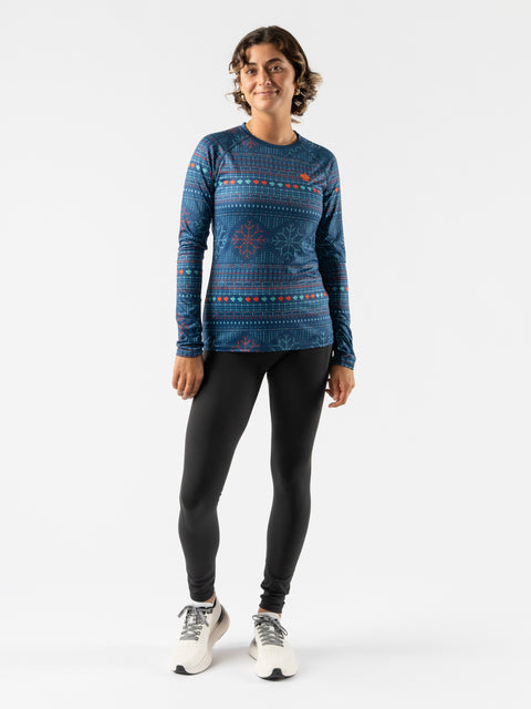 EZ Holiday Long Sleeve Tee - Women