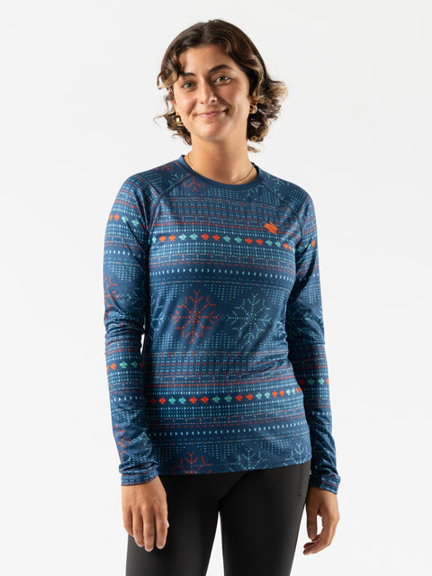 EZ Holiday Long Sleeve Tee - Women